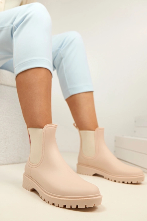 Botas de borracha bege Alba