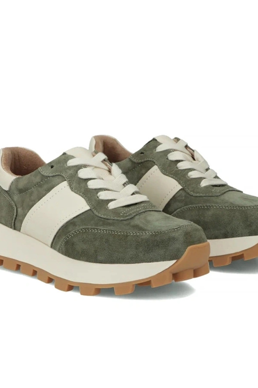 Sapatos de couro verdes com...