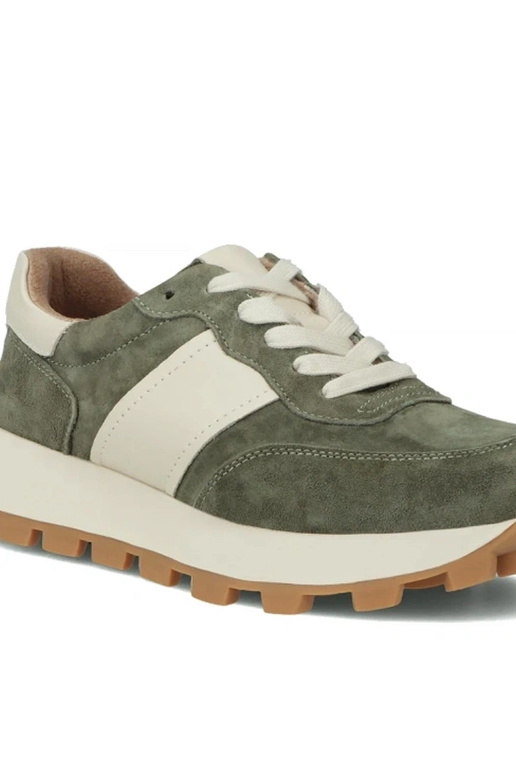 Sapatos de couro verdes com...