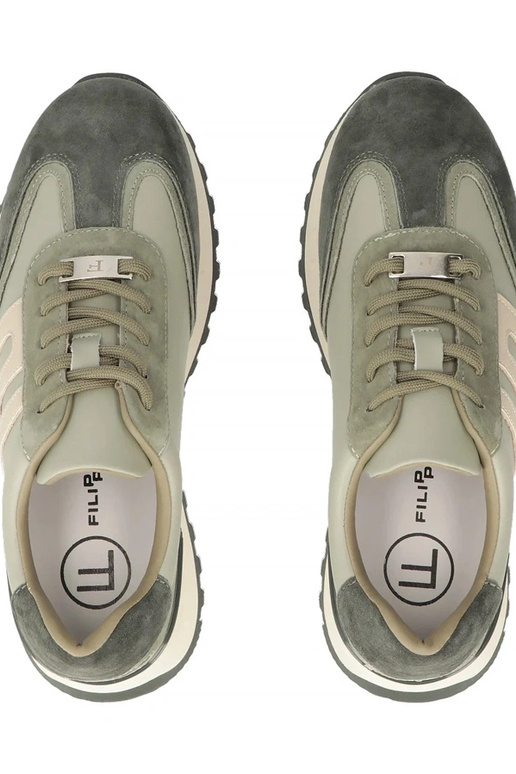 Sapatos de couro verdes com...