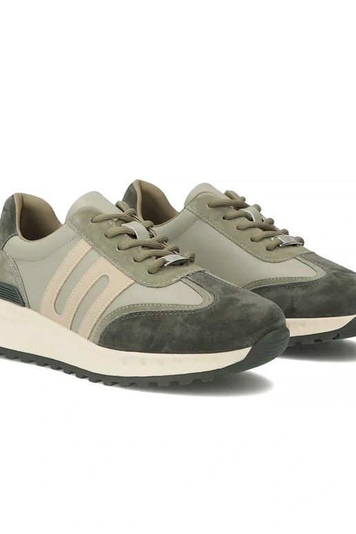 Sapatos de couro verdes com...