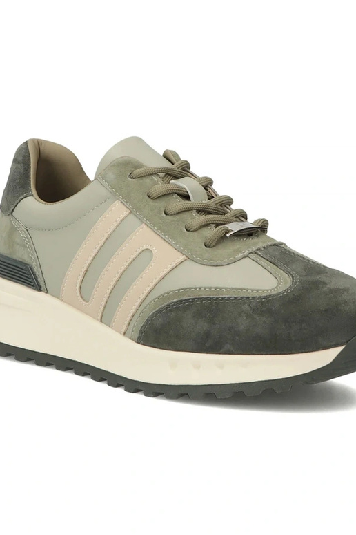 Sapatos de couro verdes com...