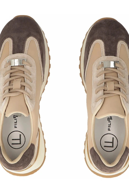 Sapatos de couro marrons com...