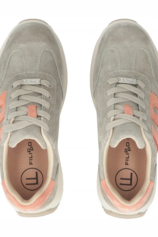 Sapatos de couro cinzas com...