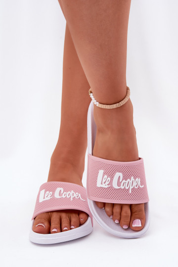Chinelos femininas Lee Cooper LCIN-26-07-4159 cor rosa 2