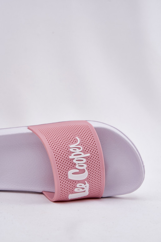 Chinelos femininos Lee Cooper LCEM-26-07-4159 cor rosa