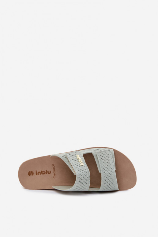 Chinelos femininos INBLU AG000015 cor verde
