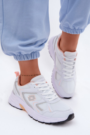 Tênis esportivos brancos para mulheres LOTTO KITAURA
