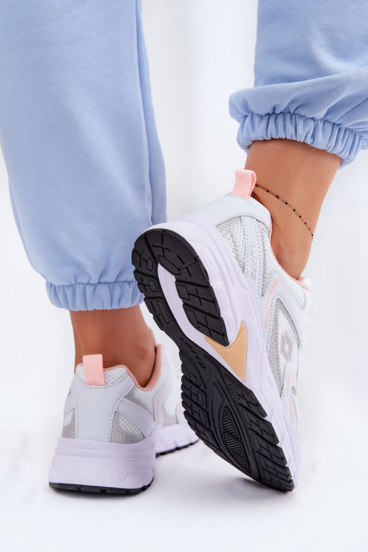 tênis À modalo de tênis Feminino LOTTO KITAURA cor branca