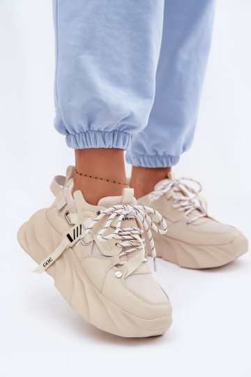 Pele À modalo de tênis Feminino GOE TT2N4012 bege