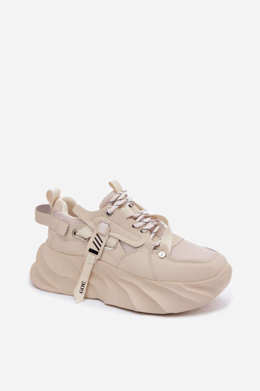 Pele À modalo de tênis Feminino GOE TT2N4012 bege