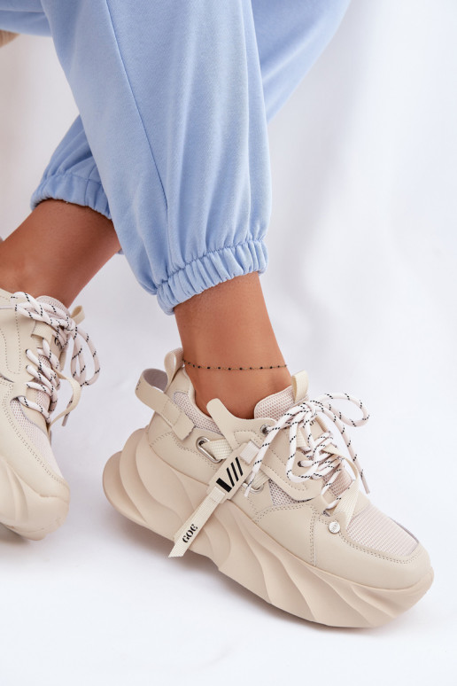 Pele À modalo de tênis Feminino GOE TT2N4012 bege