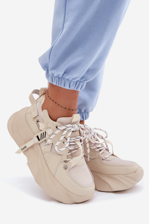 Pele À modalo de tênis Feminino GOE TT2N4012 bege