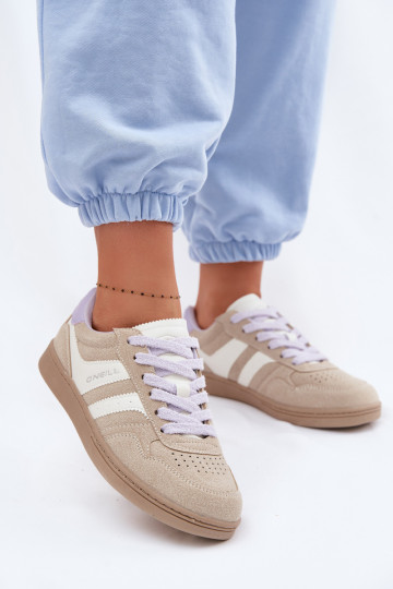 À modalo de tênis Feminino O`NEILL IONE EMOMEN LOEM 90261001.19K bege 2