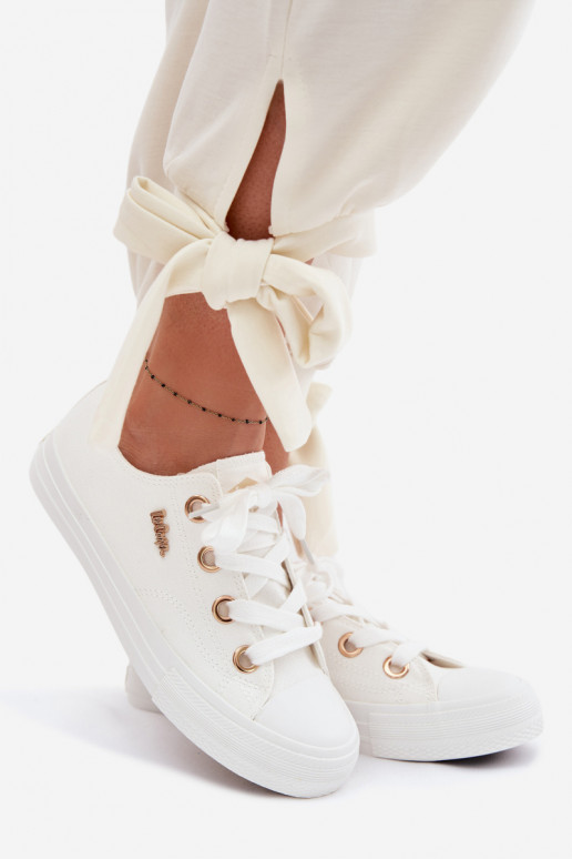 Sapatos de lazer Lee Cooper LCEM-26-02-4068 cor branca