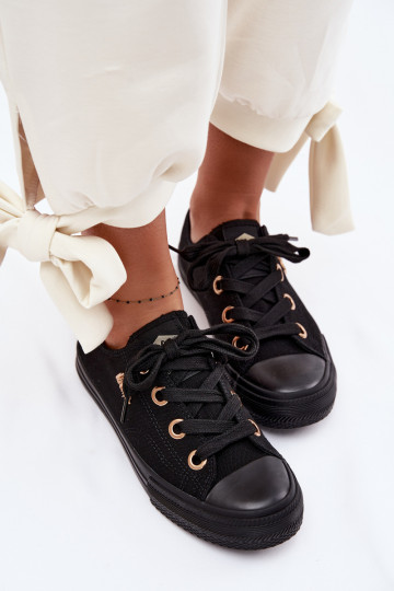 Sapatos de lazer Lee Cooper LCEM-26-02-4069 cor preta