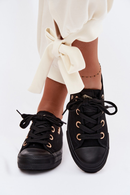 Sapatos de lazer Lee Cooper LCEM-26-02-4069 cor preta