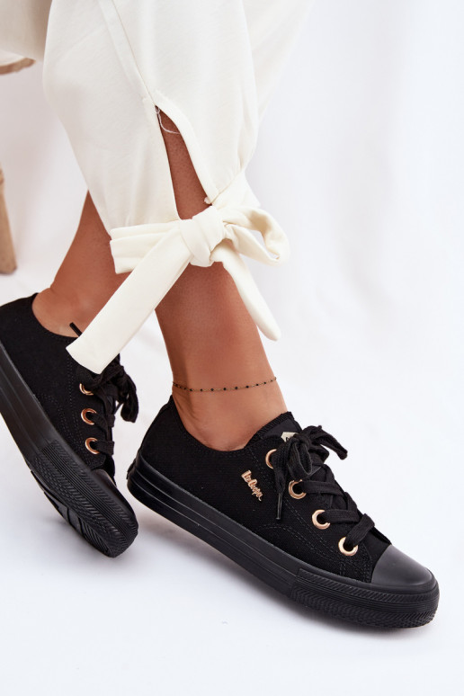 Sapatos de lazer Lee Cooper LCEM-26-02-4069 cor preta