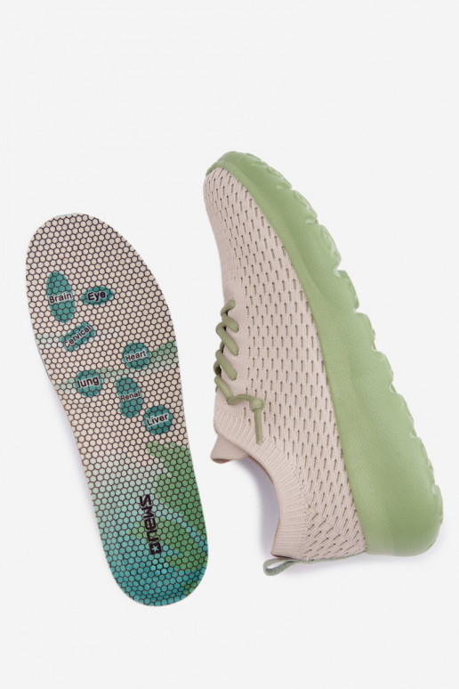  tênis Feminino bege Helinae