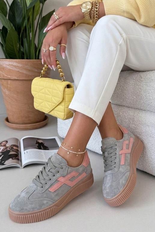 Tênis verde em couro natural Cambell