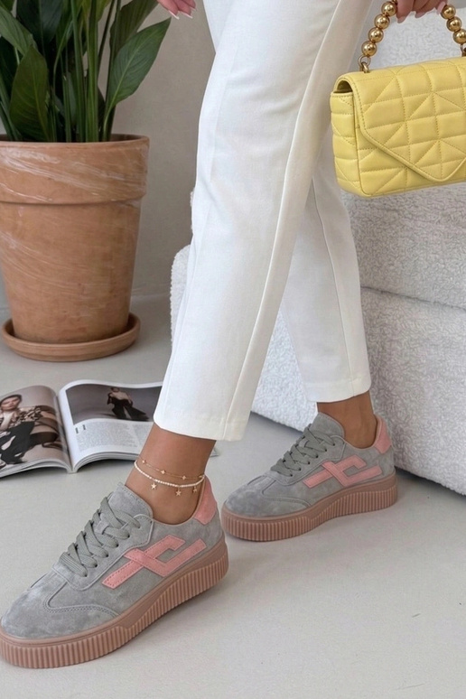 Tênis verde em couro natural Cambell