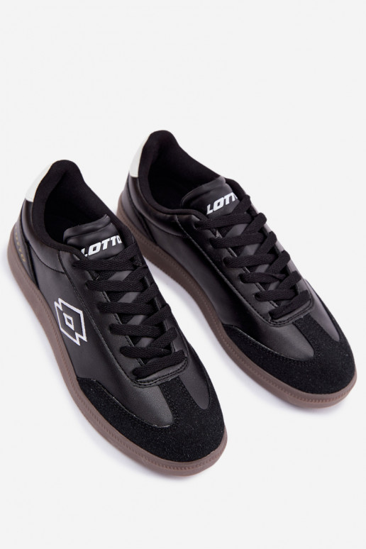 À modalo de tênis Unisex LOTTO VINTAL 2400250U cor preta