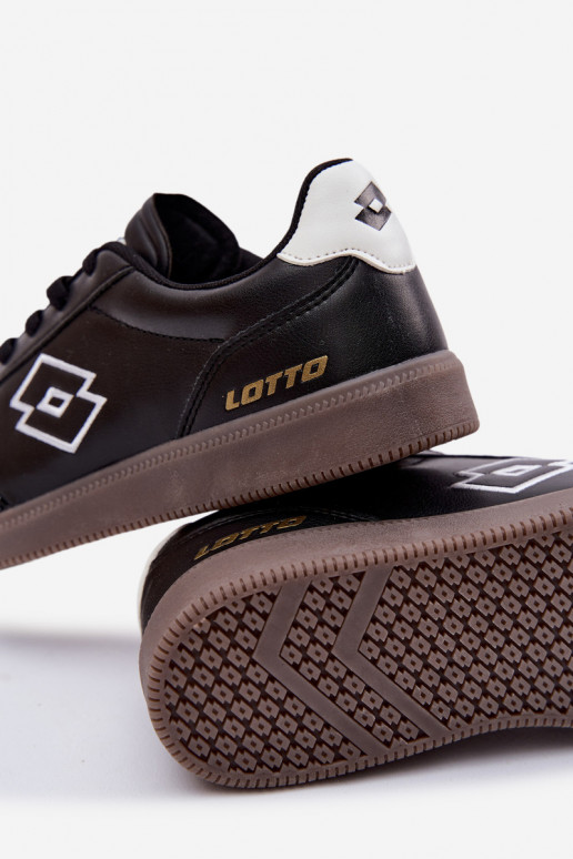À modalo de tênis Unisex LOTTO VINTAL 2400250U cor preta