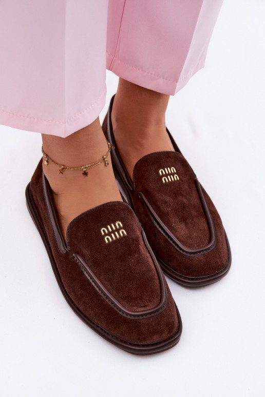 isósceles mocassins femininosLamóParaką Vinceza 62271 CzekoladoParae