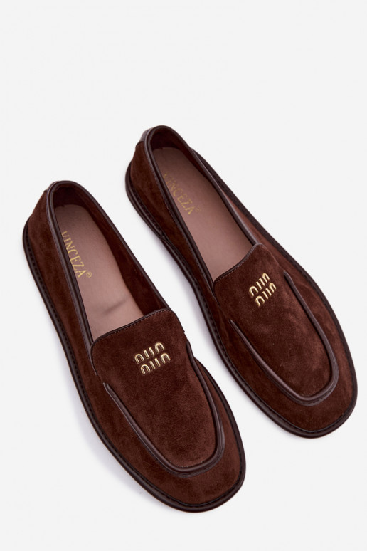 isósceles mocassins femininosLamóParaką Vinceza 62271 CzekoladoParae