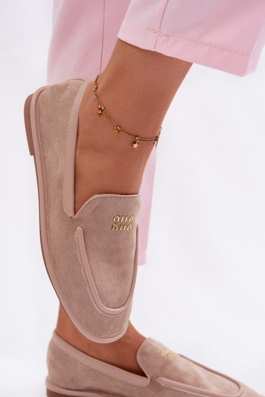 isósceles mocassins femininosLamóParaką Vinceza 62271 bege