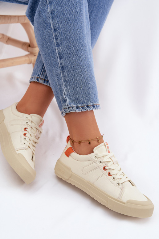 Sapatos de lazer Big Star NN274445 Memory Foam System bege