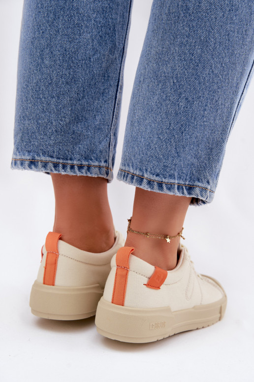 Sapatos de lazer Big Star NN274445 Memory Foam System bege