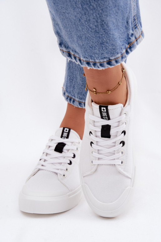 Sapatos de lazer Big Star NN274444 Memory Foam System cor branca