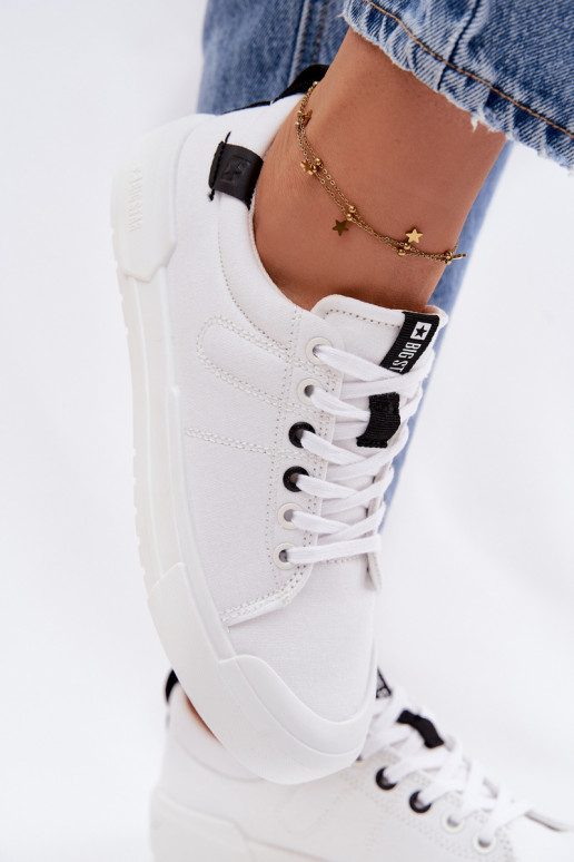 Sapatos de lazer Big Star NN274444 Memory Foam System cor branca