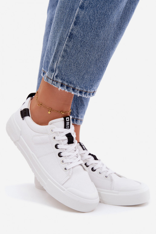 Sapatos de lazer Big Star NN274444 Memory Foam System cor branca