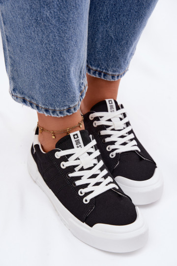 Sapatos de lazer Big Star NN274446 Memory Foam System cor preta 2