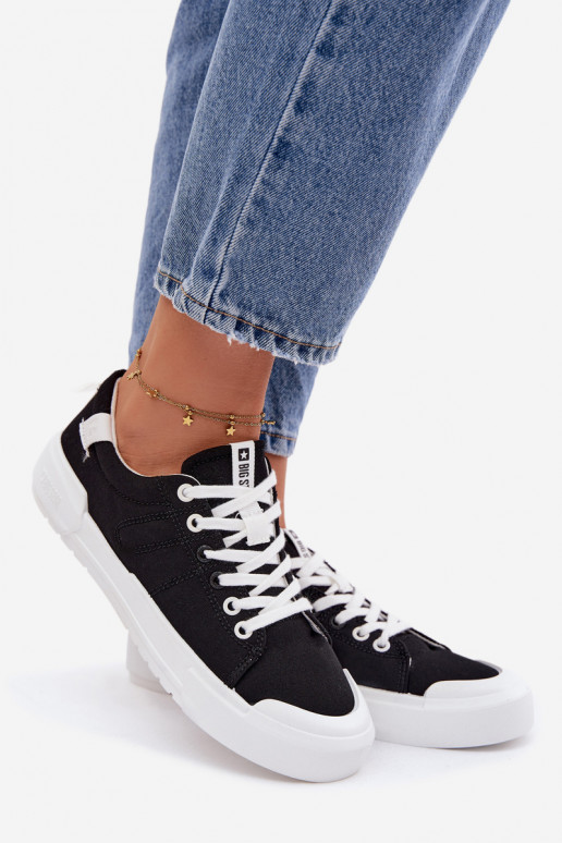 Sapatos de lazer Big Star NN274446 Memory Foam System cor preta