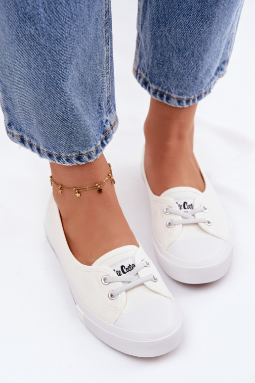 Tênis Sapatos de lazer Lee Cooper LCEM-26-31-4356 cor branca