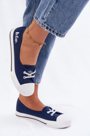 Tênis Sapatos de lazer Lee Cooper LCEM-26-31-4355 azul escuro