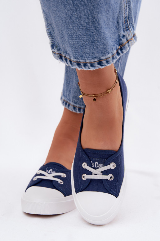 Tênis Sapatos de lazer Lee Cooper LCEM-26-31-4355 azul escuro