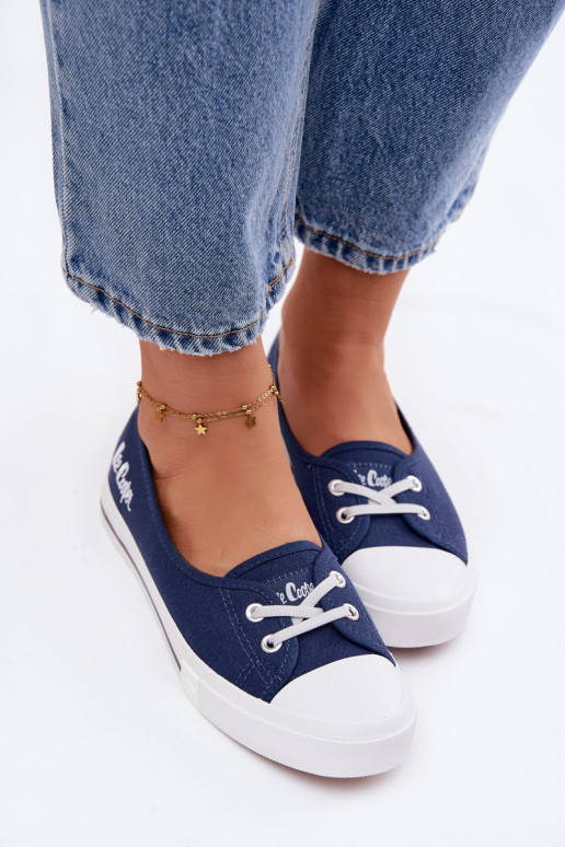 Tênis Sapatos de lazer Lee Cooper LCEM-26-31-4355 azul escuro