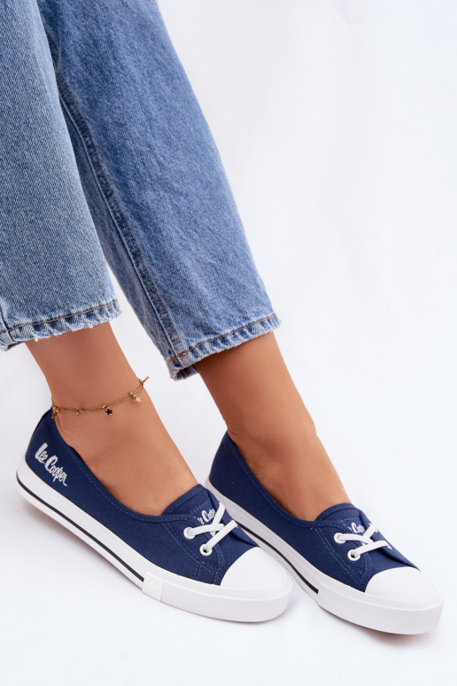 Tênis Sapatos de lazer Lee Cooper LCEM-26-31-4355 azul escuro