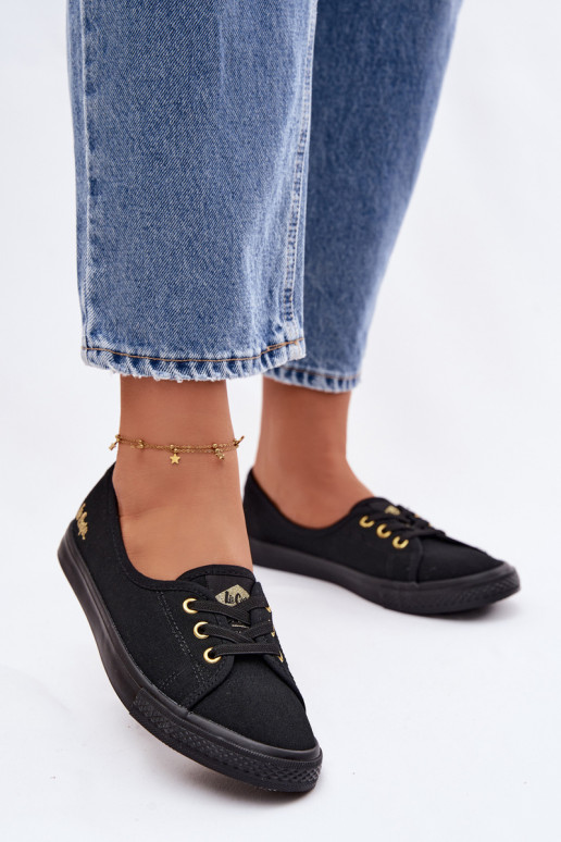 Tênis Sapatos de lazer Lee Cooper LCEM-26-02-4045 cor preta