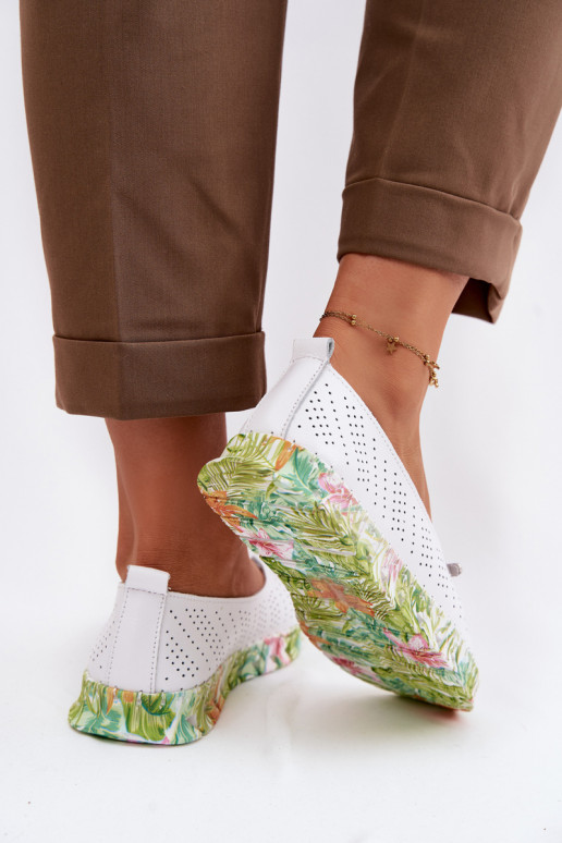 Pele sapato Feminino S.Barski GR61-5970 cor branca