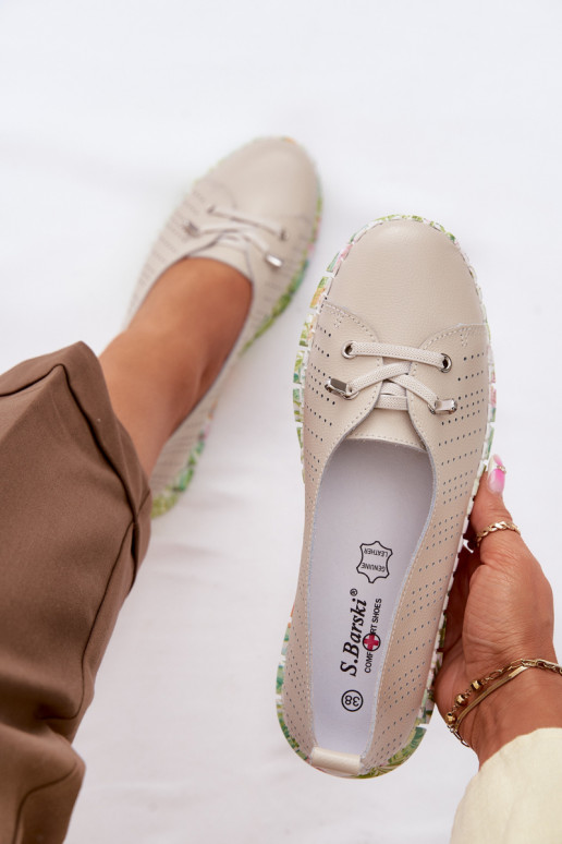 Pele sapato Feminino S.Barski GR61-5970 bege