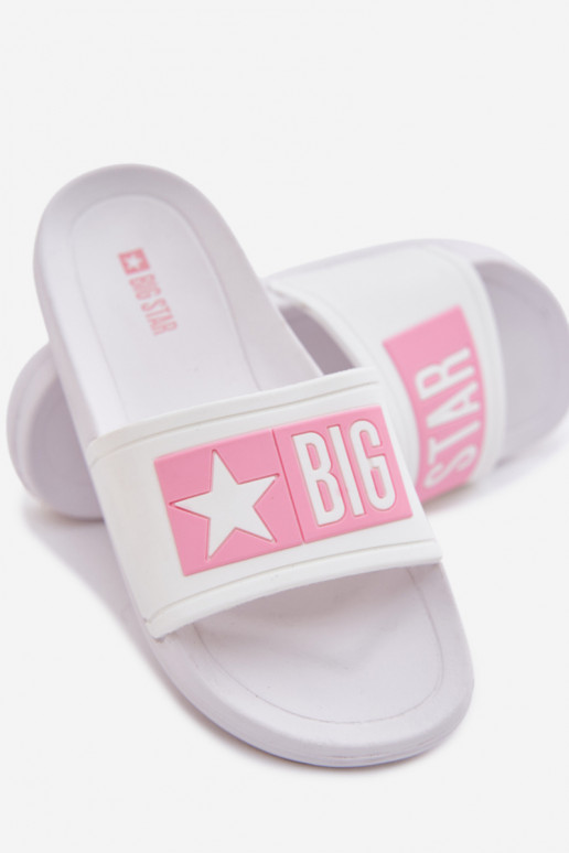 Chinelos Infantil Big Star TT374A002 Branco-cor rosa