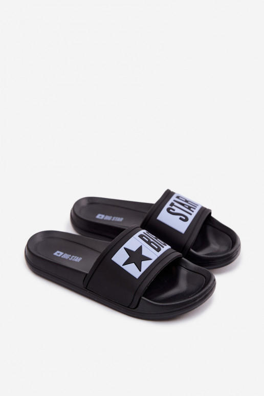 Chinelos Infantil Big Star TT374A003 Preto e-cor azul