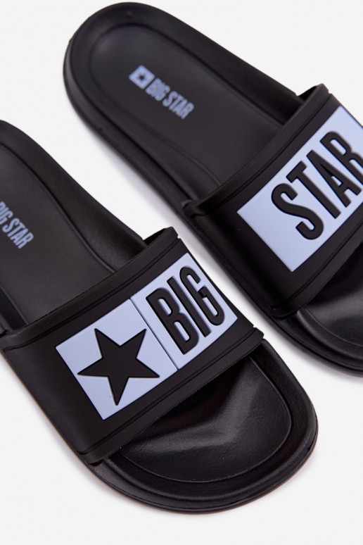 Chinelos Infantil Big Star TT374A003 Preto e-cor azul