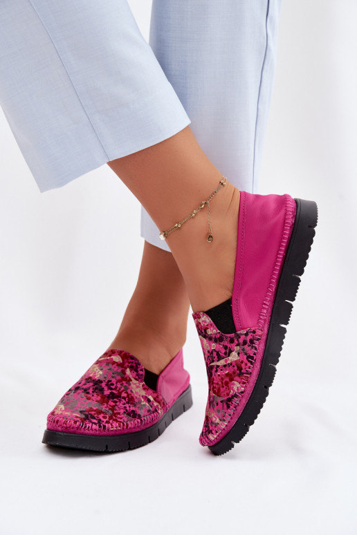 Botas femininas de couro Tem que serciejka 03512-73 cor rosa