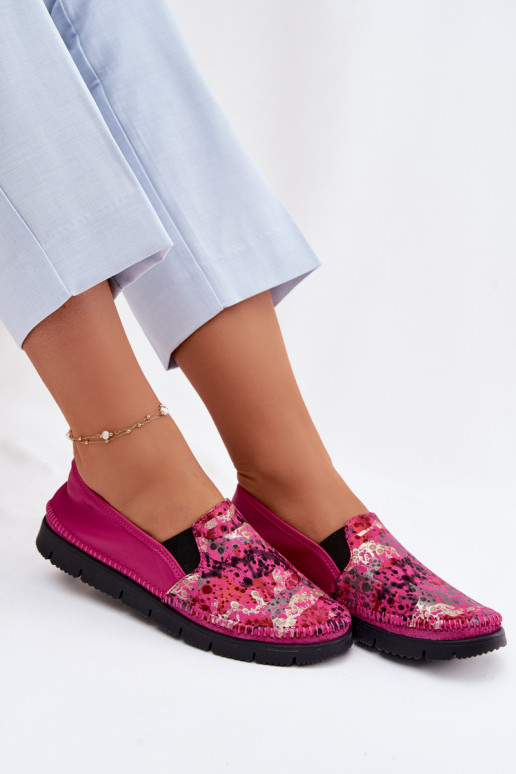 Botas femininas de couro Tem que serciejka 03512-73 cor rosa